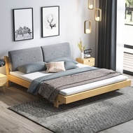 216x186cm INCLUDE MATTRESS Bed Frame Katil Katil Single Wood Powder King Size Modern Home King Bedroom Tidur Furniture