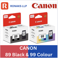 Original Canon 89Black 89 Black / 99Colour 99 Color ink for PIXMA E560 E560R PG89 CL99 PG-89 CL-99