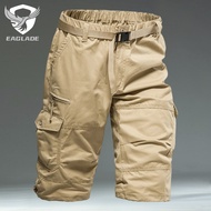 EAGLADE Cargo Shorts Pants for Men in Khaki J10