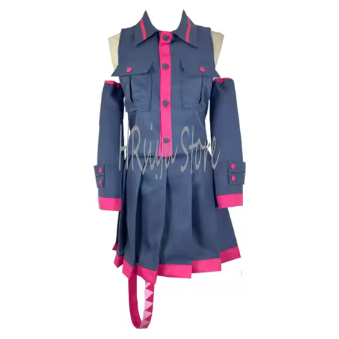 Anime Cosplay kasane Teto Women grey Dress Halloween Costume multiple styles---customized
