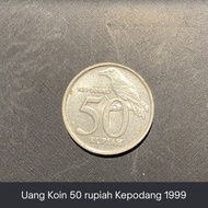 Uang Koin 50 rupiah Kepodang 1999