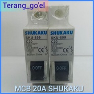 MCB SHUKAKU 20A MCB 1 PHASE SHUKAKU/