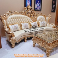 Kursi Sofa Mewah Seribu Bunga Kursi Tamu Jati Terbaru 2025 Ukir Jepara Set 4211