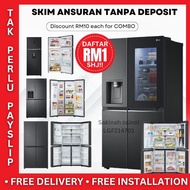 PETI AIS LG INVERTER SIDE BY SIDE, INSTAVIEW, TOP FREEZER FRIDGE