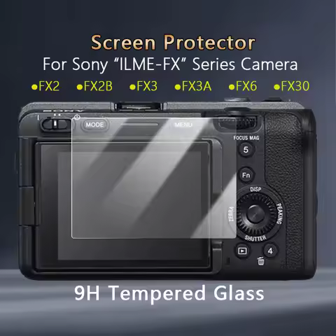 For Sony ILME FX6 FX30 FX30B FX3 FX3A FX2 FX2B Camera HD Clear Slim 2.5D Anti-Scratch 9H Tempered Gl