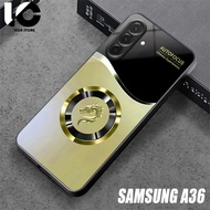 Casing SAMSUNG A36 5G Softcase SAMSUNG A36 5G Case Glossy Casing Shiny Glass Protector hp Phone Acce