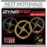 DYNOPRO SPORT RIM X4 Y15 /Y16 BLACK/GOLD/BROWN 1.6 / 1.6 17"