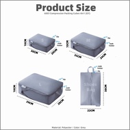【i.Rumah】4Pcs Set Travel Storage Bag Compression Luggage Storage Bag Compression Packing Cube