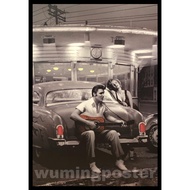 Scenery  Legendary Crossroads(Marilyn Monroe and Elvis Presley) Poster Lamination Framed