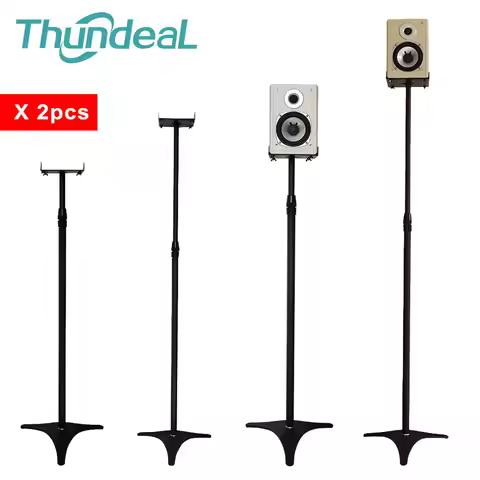 78-145cm 2pcs ThundeaL Speaker Stand for Samsung Q900A JBL bar Height Adjustable Universal Speaker F