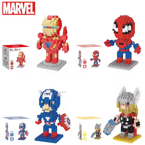 Marvel Legends lega marvel Spider Man Building Blocks Iron Man Block Cartoon Character building bloc