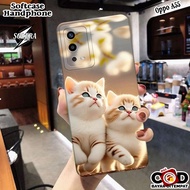 HP Oppo A55 Case Softcase Oppo A55 Latest Silicone Pro Camera Fashion Case Cute Cartoon Cat Phone Co