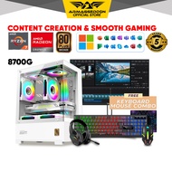Armaggeddon Thunderbolt Ryzen 7 8700G Integrated Graphic Custom PC Desktop 16GB DDR5 1TB