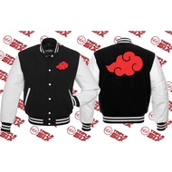 Akatsuki Naruto Shippuden Boruto Anime Varsity Baseball Jacket