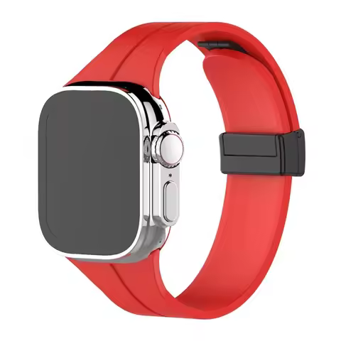 Magnetic Strap For Apple Watch Ultra Band 49mm 45 mm Silicone Bracelet IWatch8 Apple S9/7/6/5/4 44mm