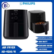 Airfryer Philips Premium Air Fryer HD9200/91 Air Fryer HD 9200/91 Electric 800 Watt Analog