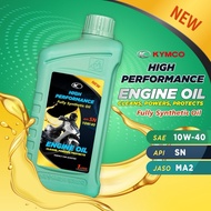 kymco Fully Synthetic Engine Oil (Green) SAE 10W-40 / SAE 5w-50 (Orange)