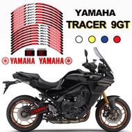 YAMAHA Reflective Wheel Hub Stickers Tracer 9GT Waterproof Rim Durable Sticker Fuel Tank Decals Motorcycle Strip Decoration 17 Inch for YAMAHA Tracer 9GT