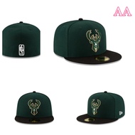 Men's Fashion Milwaukee Bucks 2Tone New E.ra Outdoor sports 59.FIFTY Fitted Hat