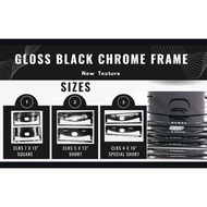 nombor plate kereta Chrome Gloss Black New model 2024