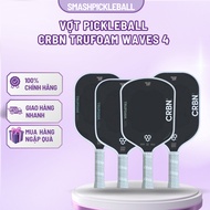 Genuine CRBN TruFoam Waves 4 Pickleball Racket – Smooth TruFoam Core, Good Control & Increase Spin