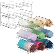 Lifewit Stackable Water Bottle Organizer For Cabinet Water Bottle Holder Kitchen Pantry Organization
