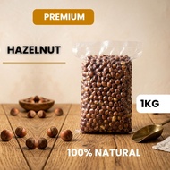 Raw Hazelnutnatural Raw Hazelnut/ - 1 kg Hazelnut Nuts
