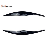 Car Headlights Eyebrows Eyelids Cover Eyelash Head Light Stickers for  3 Series E90 E91 320I 330I 05