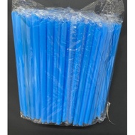 100pcs BLUE Boba Straw/ Sago Straw 23cm