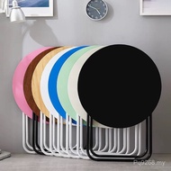 Household Balcony Wholesale Folding Small Apartment Rental House Round Table Portable Table Simple O