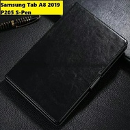Casing Cover Tablet / Samsung Tab A 8 Inch A8 2019 P205 S-Pen Flip