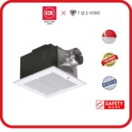 KDK Ceiling Mount Ventilation Fan | 17CUG/ CUH (17cm) or 24CUG/ CUH (24cm)