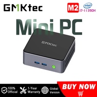 GMKtec - M2 Intel Core I7-11390H คอมพิวเตอร์ขนาดเล็ก CPU 3200MT DDR4/S NVME/SATA 2280/2242 SSD สูงสุด5.0GHz Windows 11 Pro เกมส์ PC คอมพิวเตอร์ WIFI6