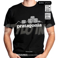 PRATAGONIA Cotton Dri-Fit Graphic T-Shirt Parody Prata Mountain Hill Meme Funny Singapore Tee Tshirt