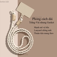 Luxury soft woven phone cross-line wrist strap on multi-function durable and durable phone strap