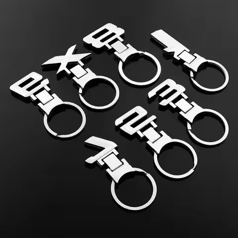 New Metal Car Emblem Keychain Keyring Pendant For BMW 1 3 5 6 7 8 X E46 E90 E60 F30 F10 E39 E36 F20 