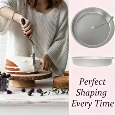 Diy Round Cake Baking Mold Cake Pan Tray Durable Nonstick Kitchen Home Bakery Bakeware Tool For Dail