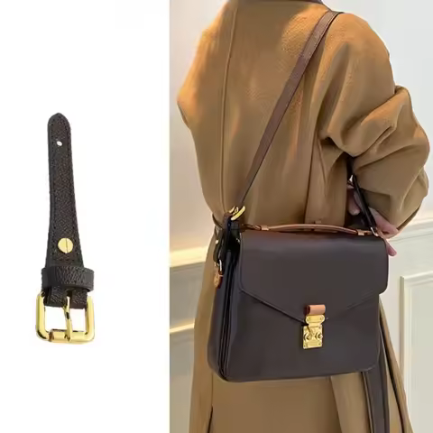 Genuine Leather Shortened Strap For LV Pochette Metis Bags Strap Shortened Accessories Leather Strap