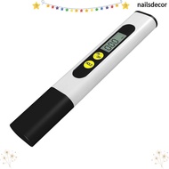 NAILSDECOR TDS Meter, 0-9990ppm 1ppm Digital Water Quality Tester, Precise White Plastic 2%-3% 0-999
