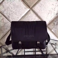Canvas Bag [Black] Practical Handsome Men Messenger Messenger Bag