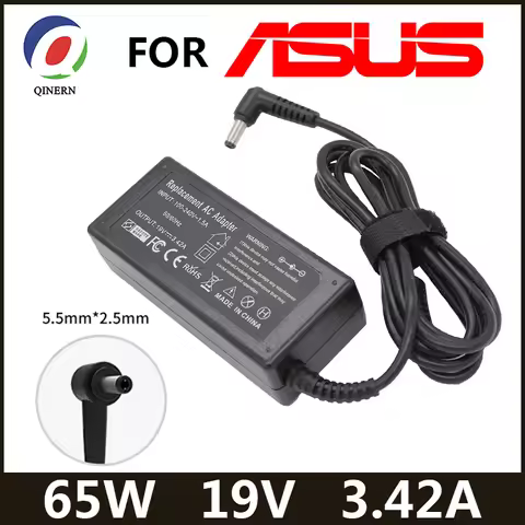 19V 3.42A 65W 5.5*2.5mm AC Laptop Charger Adapter For Asus X401A X550C A450C Y481 X501LA X551C V85 A