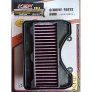 AIR FILTER VEGA FORCE 1 KSR GOLD PARTS
