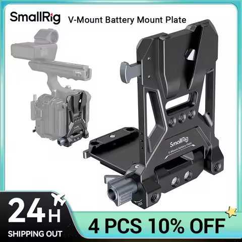 SmallRig V-Mount Battery Plate for Arca-Swiss Plate for Sony A7R V /A7 IV /A7S III /A7C / FX3 / FX30