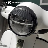 For VESPA LX125 150 2013-2022 GTV Sei Giorni Scooter Head Light Rim List Cap Guard Matte Black Silve