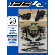 YAMAHA Lc135 V8 Jupiter Mx-135 Black Blue Green Cover Set RAPIDO Coverset Body Cover Sticker Tanam