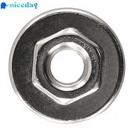 Silver Stainless Steel Hex Nut Set for Angle Grinder Chuck with M10 Screw Thread