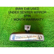 BMW E46 INSIDE SENTER MIRROR 5PIN (USED PARTS ORIGINAL)