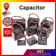 Fan Capasitor kapasitor kipas siling Motor Fan Capacitor 1/1.2/1.5/1.8/2uf 2.5/3uf/3.5uf/4uf/4.5uf/5