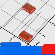 [20 Pieces]- Polyester Brown Candy Capacitor CBB22-102 1nF 630VDC IC2 Components