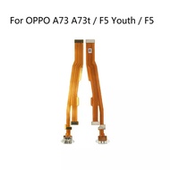 For OPPO A83 A79 A77 A75 A73/A73T/F5 Youth/F5 A72 A59 USB Charger Connector Board Dock Port Charging Jack Flex Cable Repair Part